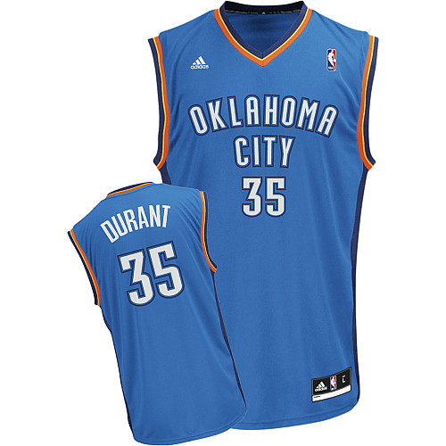 Kevin Durant Oklahoma City Thunder 2011/2012 [bleu] - Cliquez sur l'image pour la fermer