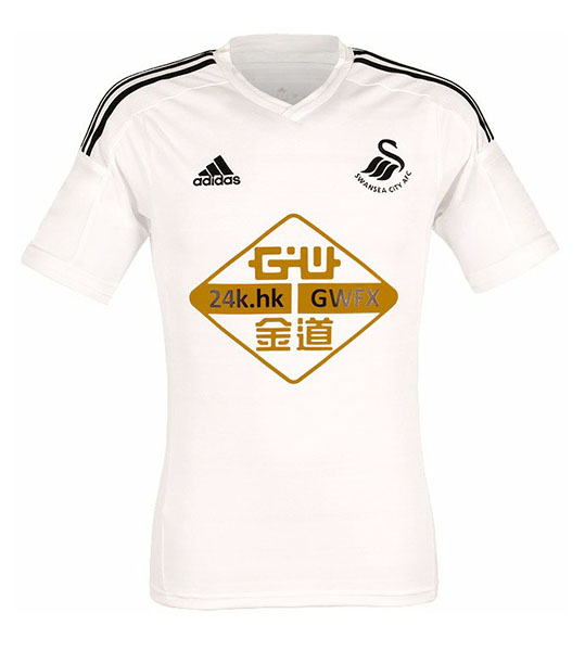 Maillot Swansea City Domicile 2014/2015 - Cliquez sur l'image pour la fermer