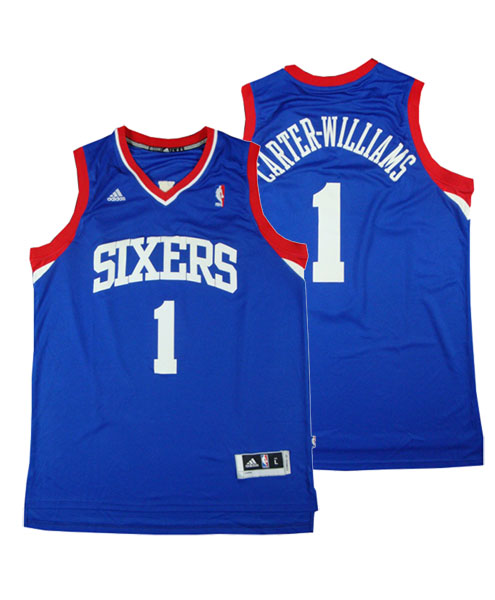 Michael Carter-Williams ,Philadelphia 76ers-bleu - Cliquez sur l'image pour la fermer