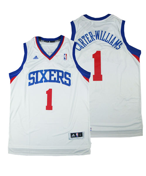 Michael Carter williams,Philadelphia 76ers-blanc - Cliquez sur l'image pour la fermer
