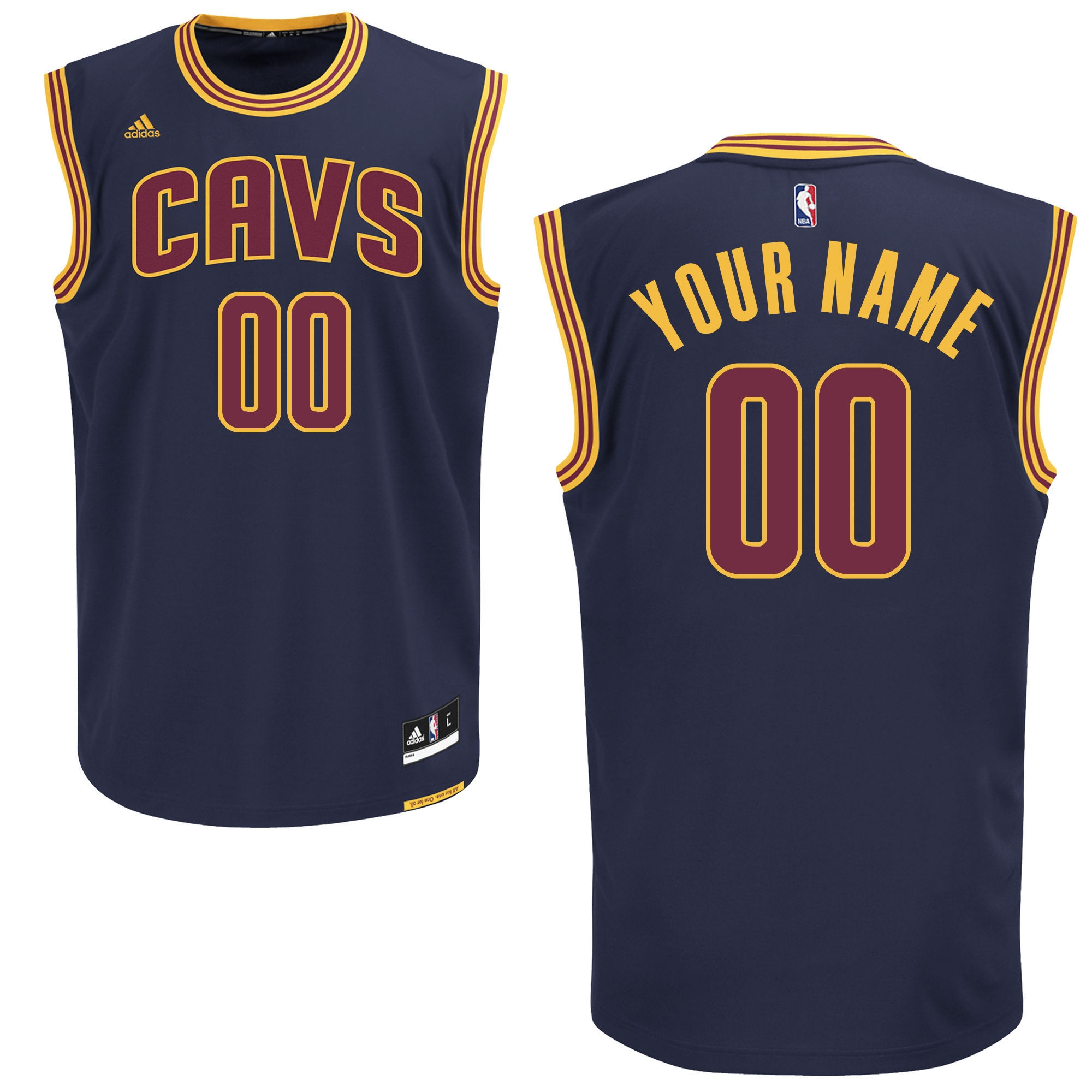 Custom, Cleveland Cavaliers - Navy Blue - Cliquez sur l'image pour la fermer