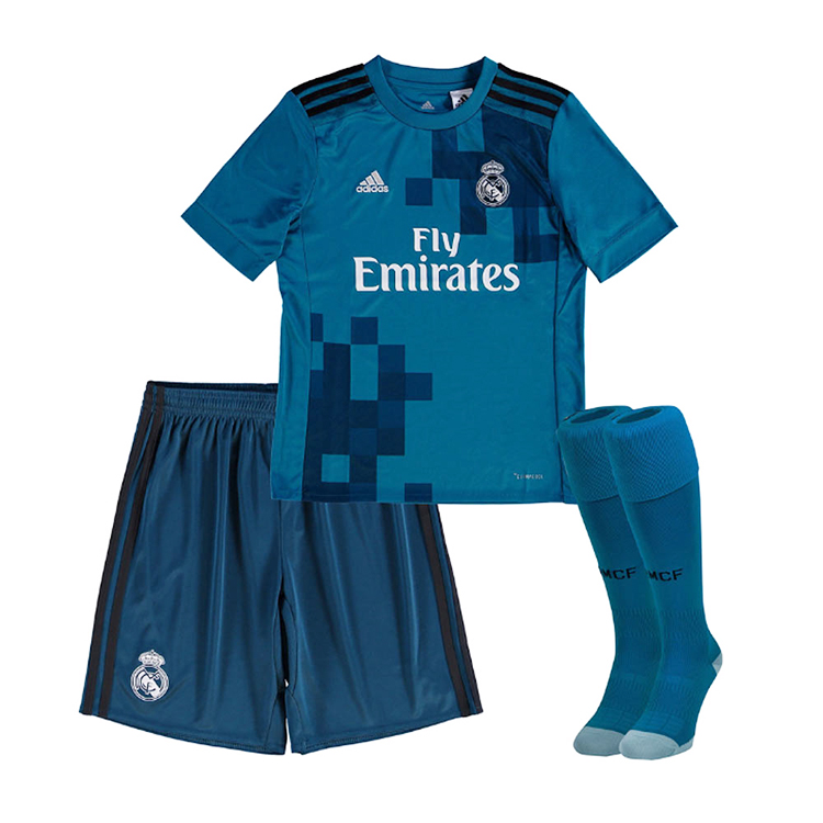 Real Madrid Third 2017/18 Junior Kit - Cliquez sur l'image pour la fermer