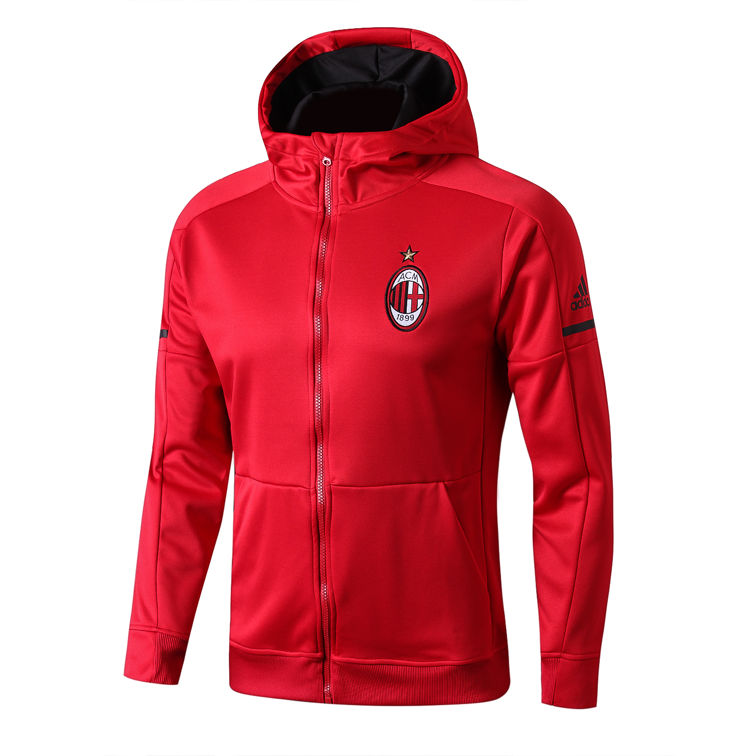 Veste zippé à capuche AC Milan 2017/18 - Cliquez sur l'image pour la fermer