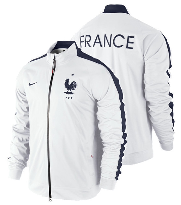 Veste France N98, WC 2014 - White(la fermeture éclair est blanch - Cliquez sur l'image pour la fermer