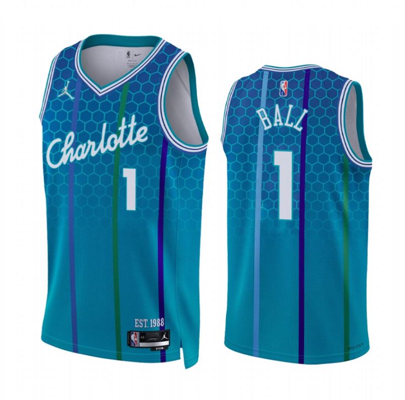 Lamelo Ball, Charlotte Hornets 2021/22 - City Edition - Cliquez sur l'image pour la fermer