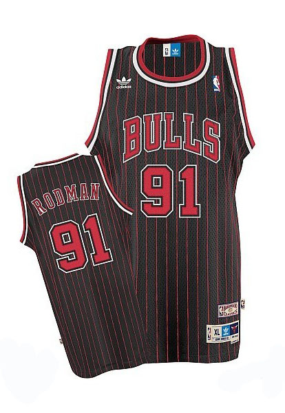 Dennis Rodman, Chicago Bulls [rayures] - Cliquez sur l'image pour la fermer