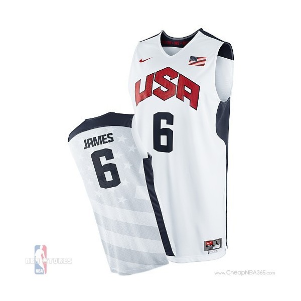 LeBron James,sélection USA 2012 [Blanc] - Cliquez sur l'image pour la fermer
