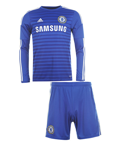 Kit Junior Chelsea Domicile ML 2014/2015 - Cliquez sur l'image pour la fermer
