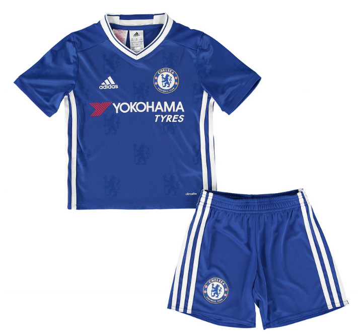 Kit Junior Chelsea Domicile 2016/2017 - Cliquez sur l'image pour la fermer