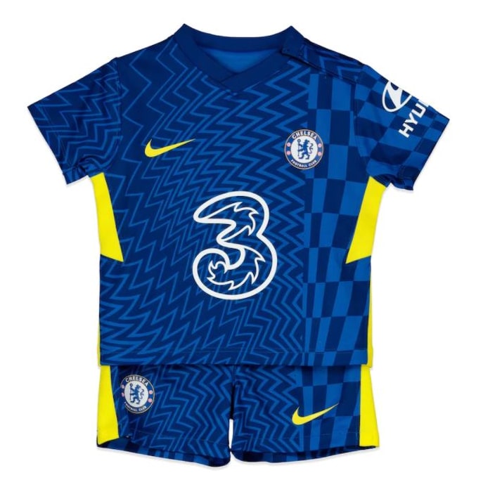 Chelsea Domicile 2021/22 Junior Kit - Cliquez sur l'image pour la fermer