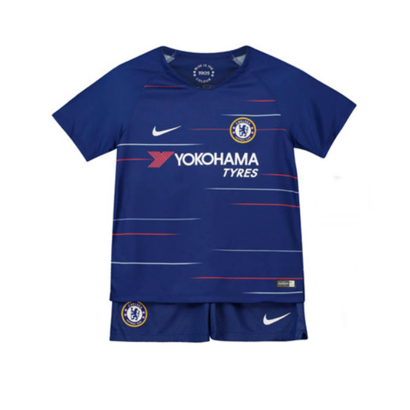 Chelsea Domicile 2018/19 Junior Kit - Cliquez sur l'image pour la fermer