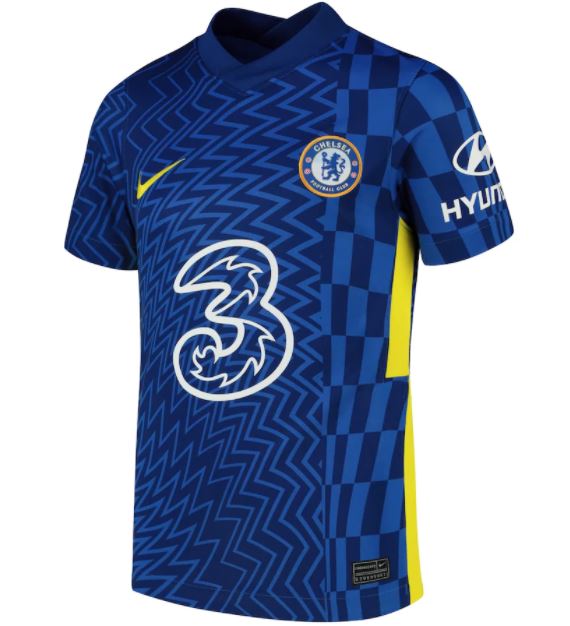 Maillot Chelsea Domicile 2021/22 - Cliquez sur l'image pour la fermer