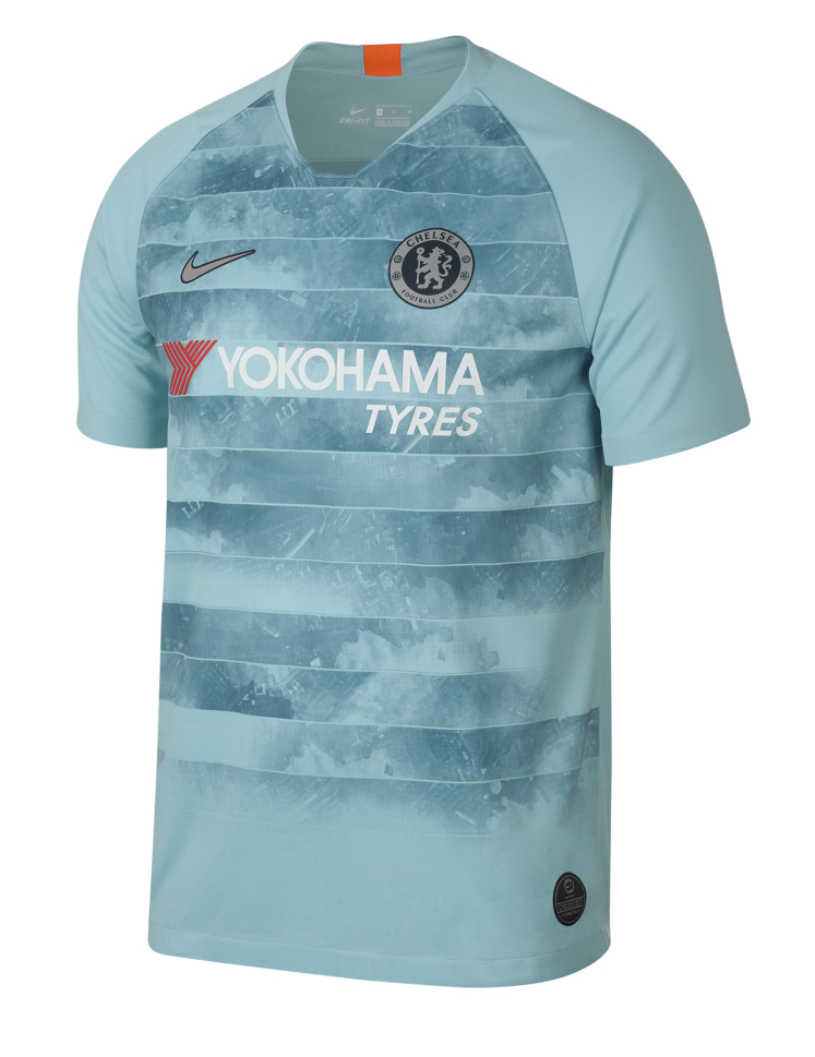 Maillot Chelsea Third 2018/19 - Cliquez sur l'image pour la fermer