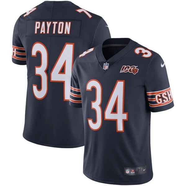 Walter Payton, Chicago Bears - Navy - Cliquez sur l'image pour la fermer