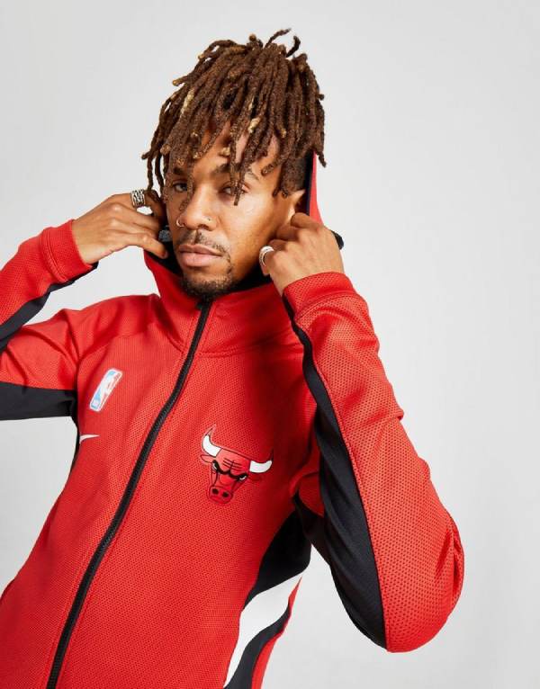 Veste zippé à capuche Chicago Bulls - Red - Cliquez sur l'image pour la fermer