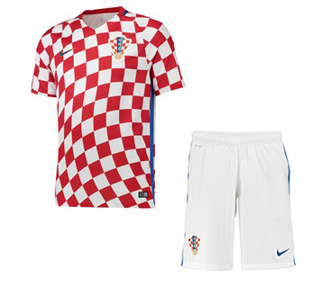 Kit Junior Croatie Domicile Euro 2016 - Cliquez sur l'image pour la fermer