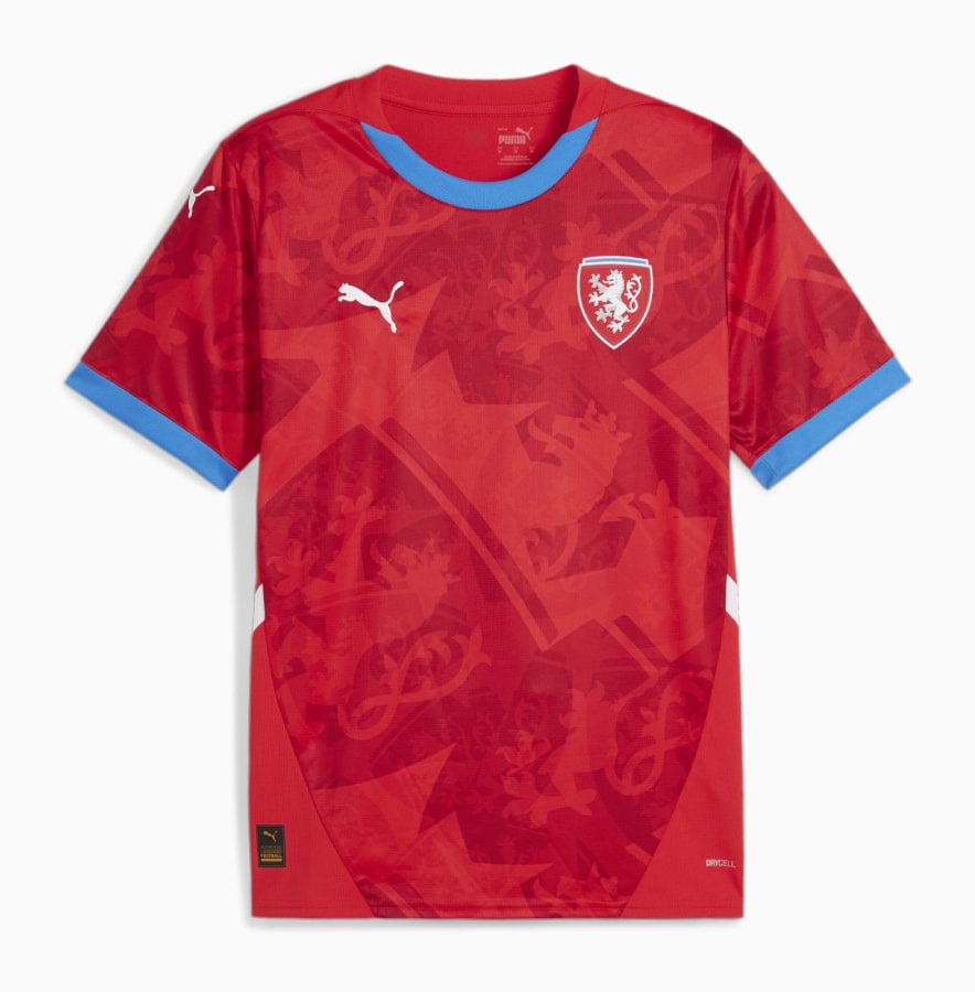 Maillot République tchèque Domicile 2024 - Cliquez sur l'image pour la fermer