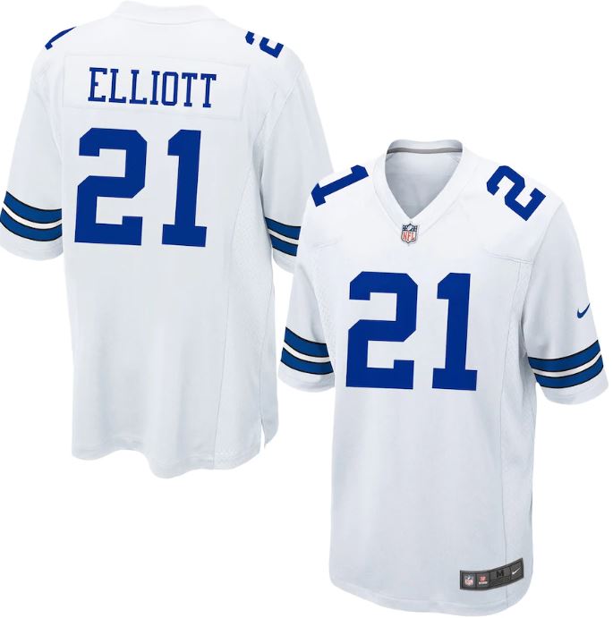 Ezekiel Elliott, Dallas Cowboys - Road - Cliquez sur l'image pour la fermer