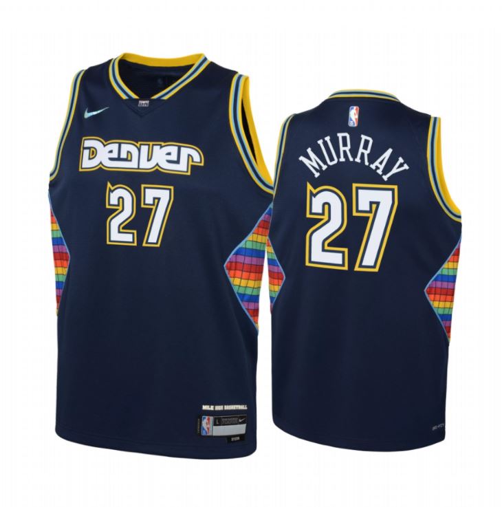 Jamal Murray, Denver Nuggets 2021/22 - City Edition - Cliquez sur l'image pour la fermer