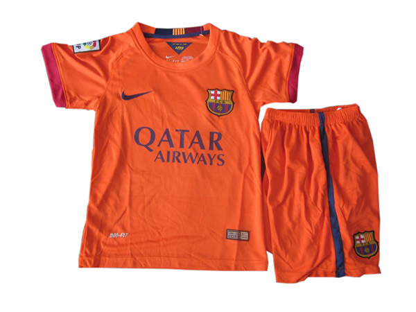 Kit Junior FC Barcelone Exterieur 2014/15 - Cliquez sur l'image pour la fermer