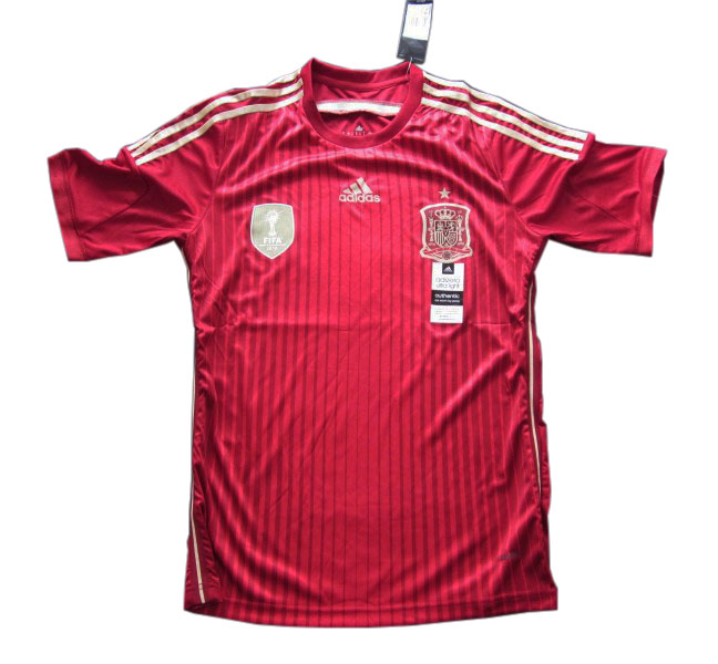 Maillot Espagne Domicile 2014 - Cliquez sur l'image pour la fermer