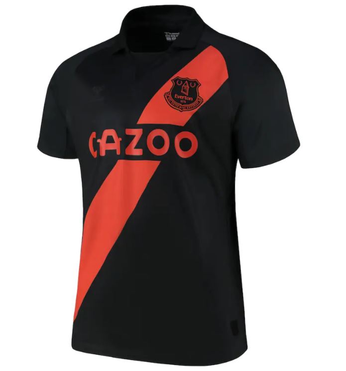 Maillot Everton Extérieur 2021/22 - Cliquez sur l'image pour la fermer