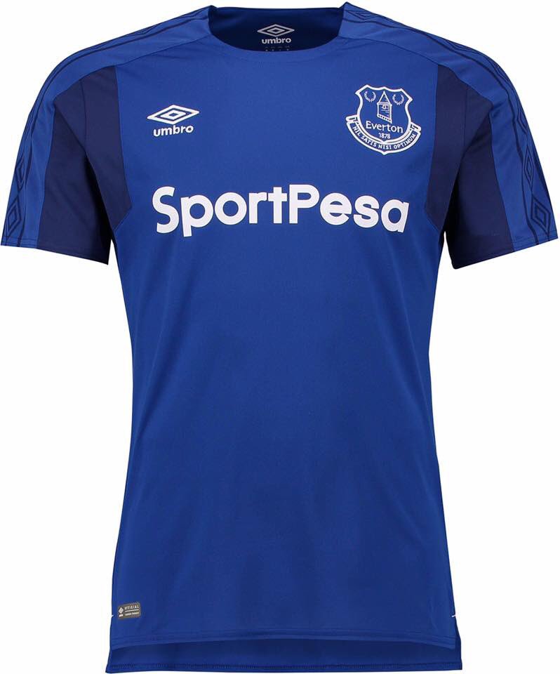 Maillot Everton Domicile 2017/18 - Cliquez sur l'image pour la fermer