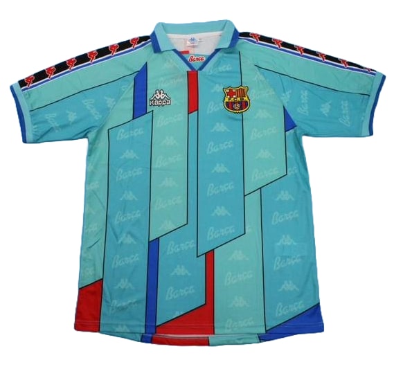 Maillot FC Barcelona Extérieur 1996/97 - Cliquez sur l'image pour la fermer