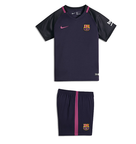 Kit Junior FC Barcelone Exterieur 2016/17 - Cliquez sur l'image pour la fermer