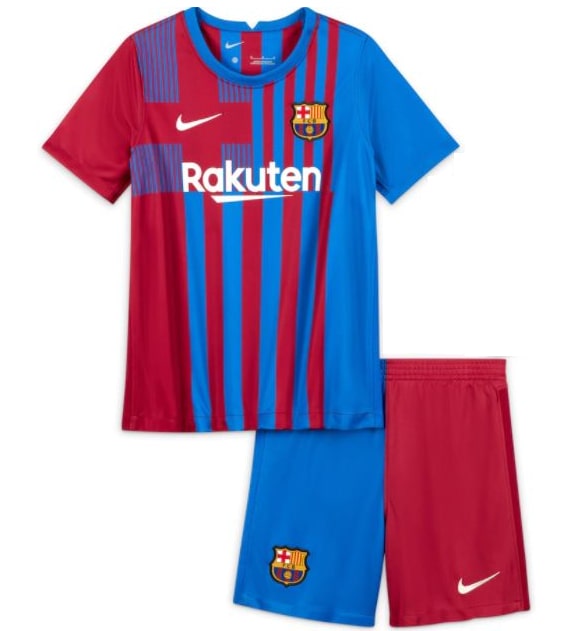 FC Barcelona Domicile 2021/22 Junior Kit - Cliquez sur l'image pour la fermer