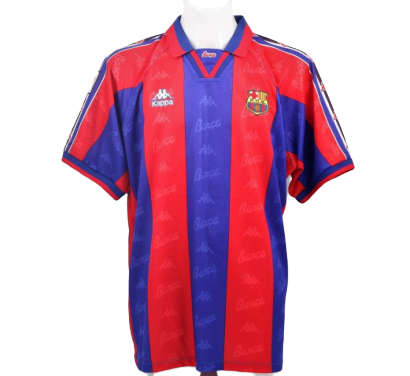 Maillot FC Barcelona Domicile 1996/97 - Cliquez sur l'image pour la fermer
