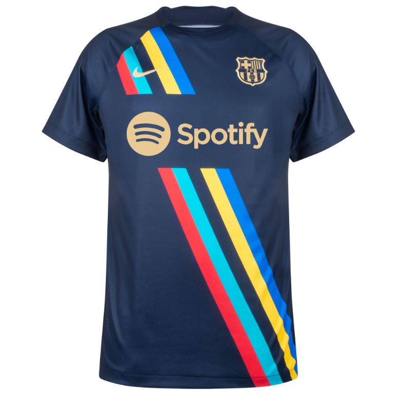 Maillot FC Barcelona Pre-Match 2022/23 - Cliquez sur l'image pour la fermer