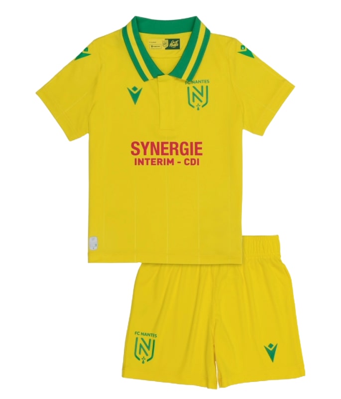 FC Nantes Domicile 2023/24 Junior Kit - Cliquez sur l'image pour la fermer
