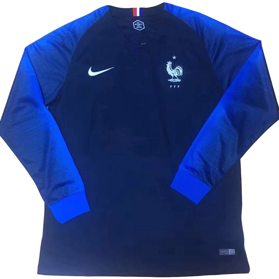 Maillot France Domicile 2018 ML - Cliquez sur l'image pour la fermer