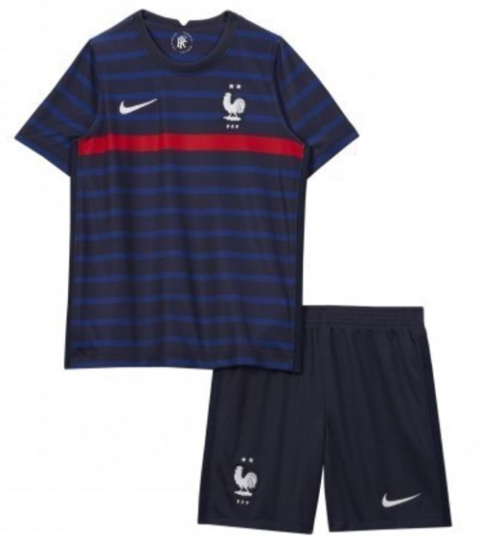 France Domicile 2020/21 Junior Kit - Cliquez sur l'image pour la fermer