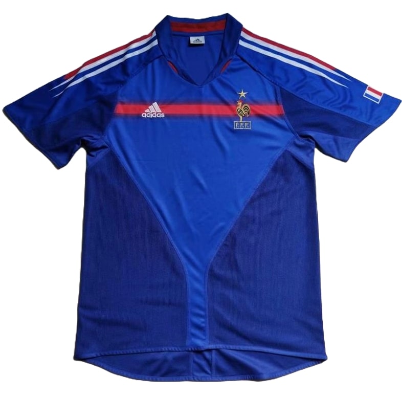 Maillot France Domicile 2004/06 - Cliquez sur l'image pour la fermer