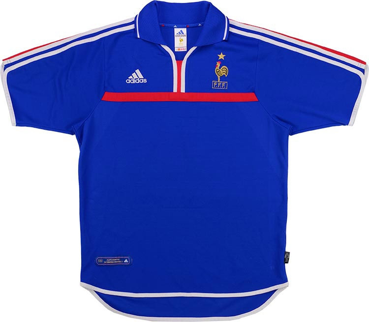Maillot France Domicile 2000 - Cliquez sur l'image pour la fermer