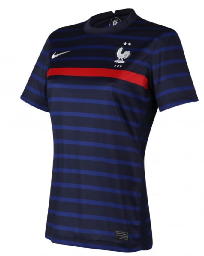 Maillot France Domicile 2020/21 - FEMME - Cliquez sur l'image pour la fermer