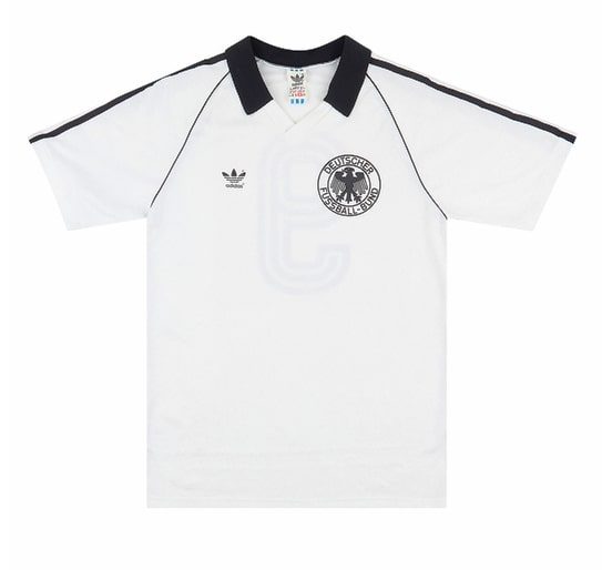 Maillot L'Allemagne de l'Ouest Domicile 1980 - Cliquez sur l'image pour la fermer