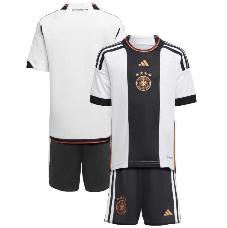 Allemagne Domicile 2022 Junior Kit - Cliquez sur l'image pour la fermer