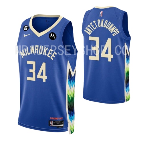 Giannis Antetokounmpo, Milwaukee Bucks 2022/23 - City - Cliquez sur l'image pour la fermer