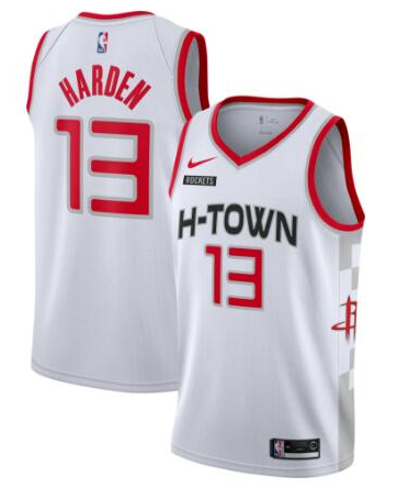 James Harden, Houston Rockets 2019/20 - City Edition - Cliquez sur l'image pour la fermer