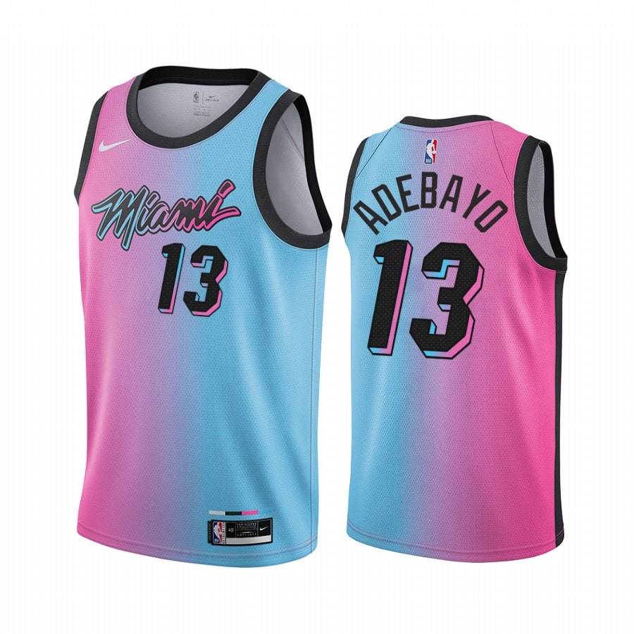 Bam Adebayo, Miami Heat 2020/21 - City Edition - Cliquez sur l'image pour la fermer
