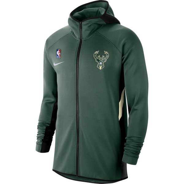 Veste zippé à capuche Milwaukee Bucks - Green - Cliquez sur l'image pour la fermer