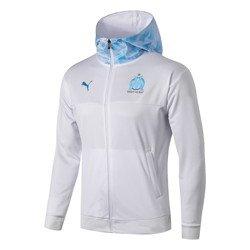 Veste zippé à capuche Olympique Marseille 2019/20 - Cliquez sur l'image pour la fermer
