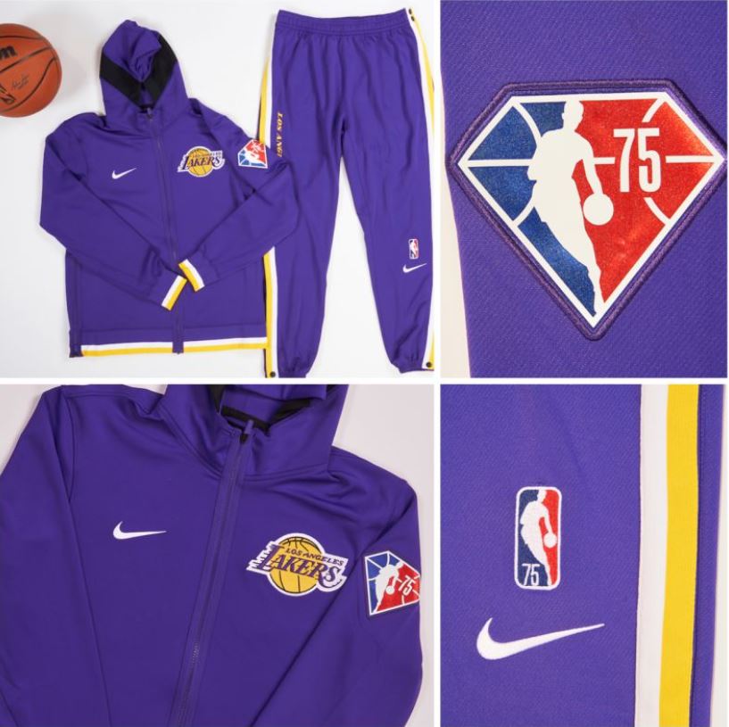 Survêtement Los Angeles Lakers 2021/22 - 75th Anniv. - Cliquez sur l'image pour la fermer