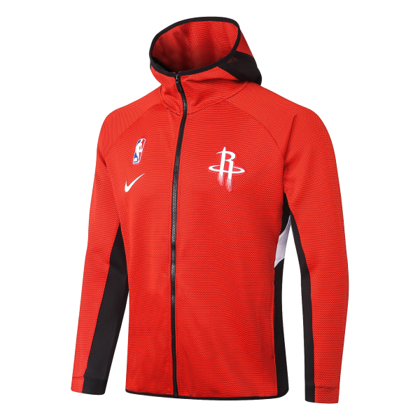 Veste zippé à capuche Houston Rockets - Red - Cliquez sur l'image pour la fermer