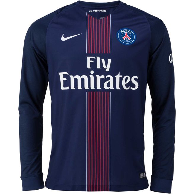 Maillot PSG Domicile 2016/17 ML - Cliquez sur l'image pour la fermer