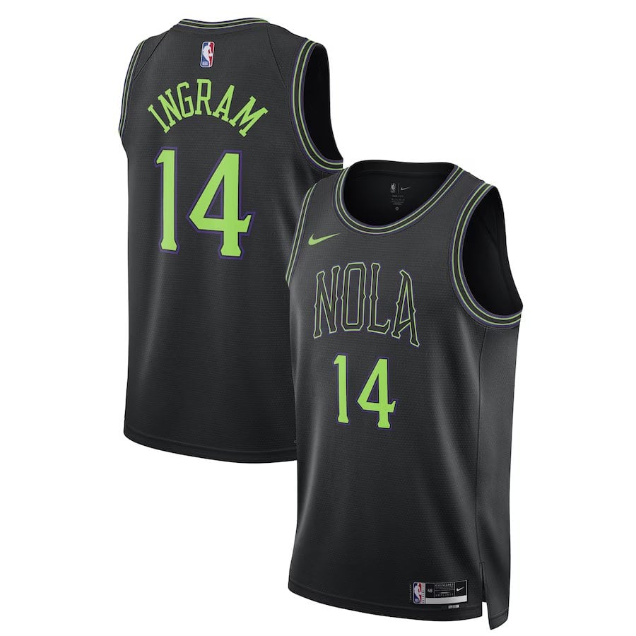 Brandon Ingram, New Orleans Pelicans 2023/24 - City Edition - Cliquez sur l'image pour la fermer