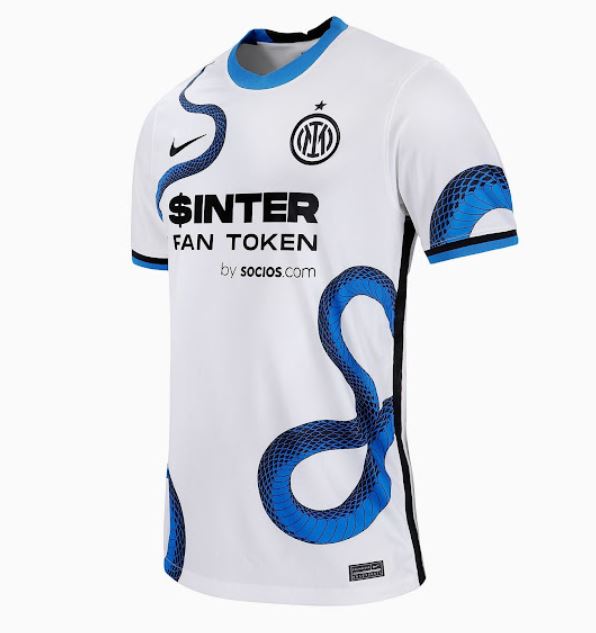 Maillot Inter Milan Extérieur 2021/22 - Cliquez sur l'image pour la fermer